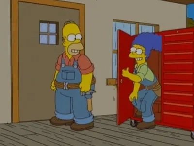 Por favor Homero, no uses el martillo